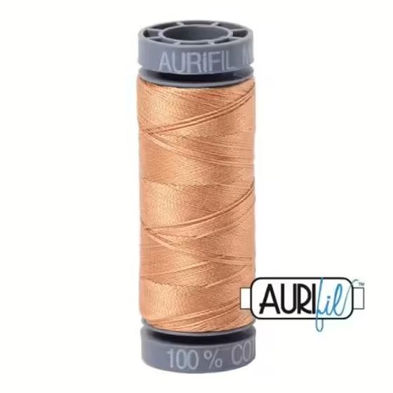 Aurifil-28wt-Nähgarn-für-Taschennähen braun