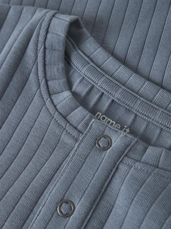 Name It Henley Langarmshirt Blue Mirage