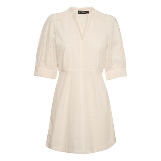 SOAKED IN LUXURY Kleid SLAnnabella 30407018 - altweiß
