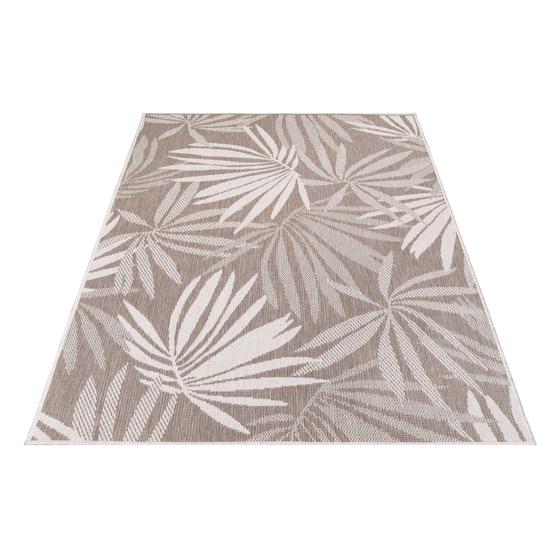 DUO Rug wendbarer Teppich creme braun