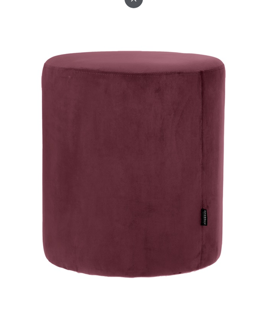 Hocker | Polsterhocker / Pouf Chelsea - burgund