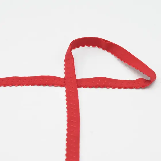 Elastisches Einfassband rot