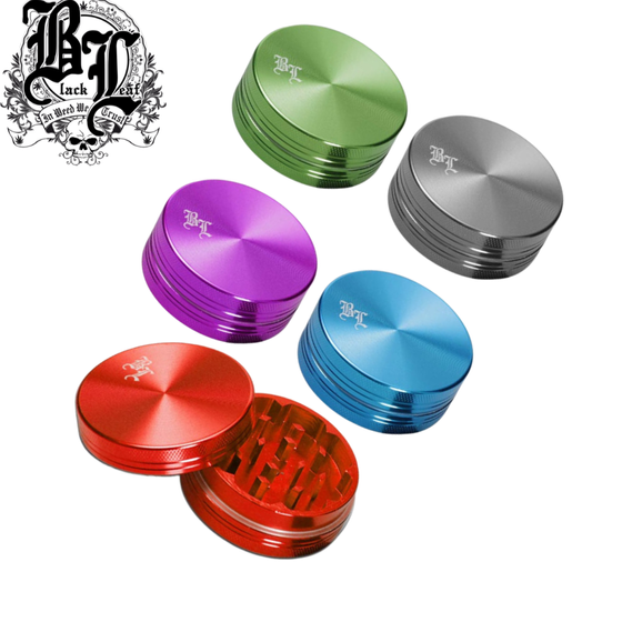 Grinder, Black Leaf®, Anodisiert, Blau, 2-tlg.