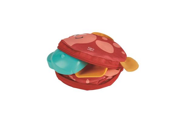 Strandspielset mit faltbarem Eimer und Tragetasche, 4-teilig