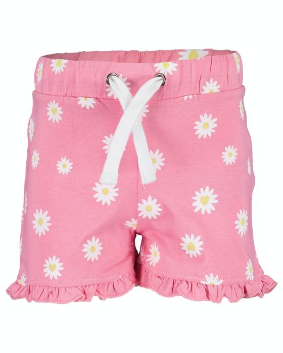 Shorts "Blümchen" mit Rüschen, rosa