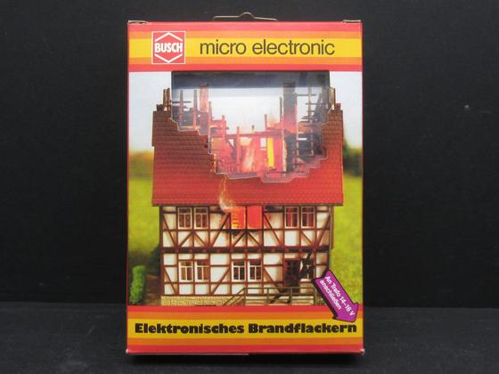 Busch 5921 Elektronisches Brandflackern  Spur N + H0 OVP