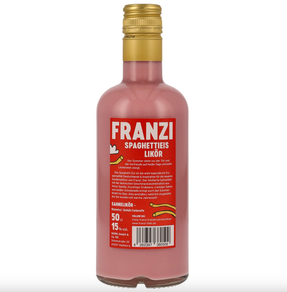 FRANZI Likör SPAGHETTIEIS - 500ml