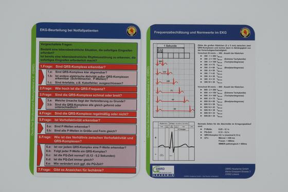 Taschenkarte EKG-Beurteilung