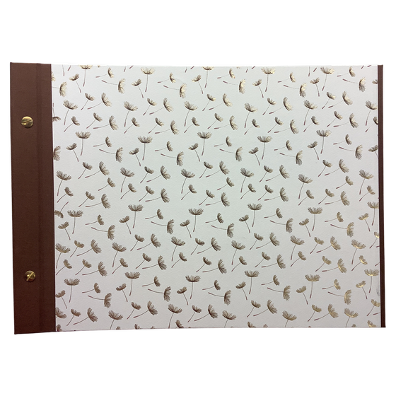Fotoalbum - Pusteblumen, Italienisches Letterpress Papier
