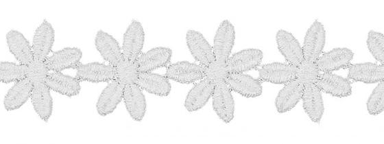 Blumenspitze 20mm weiß 185321 009