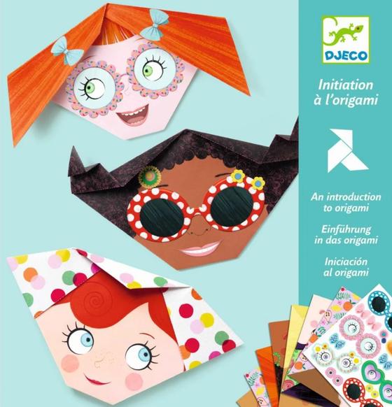 Djeco Origami Lustige Gesichter