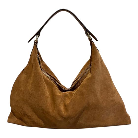 abro ALL IN ONE Hobo Bag big, cuoio