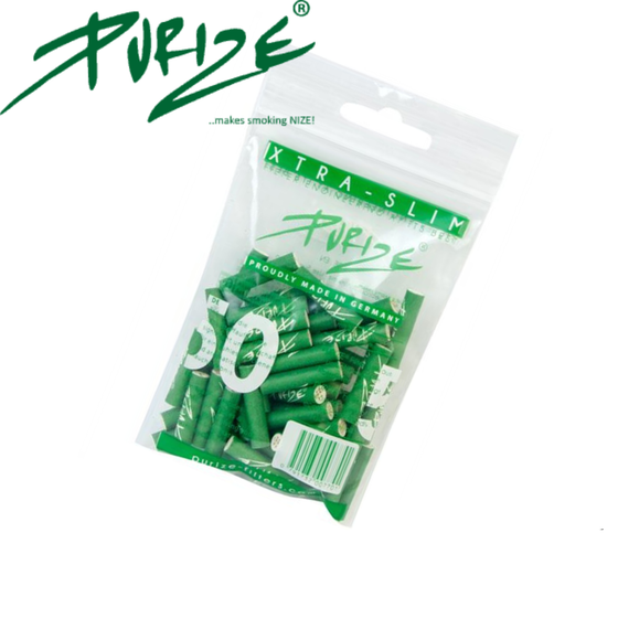 Aktivkohlefilter, PURIZE®, XTRA Slim, GREEN, 50er
