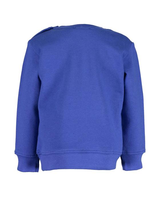 Sweatshirt "Hippo" mit Aufklappmaul, reine Baumwolle, ocean
