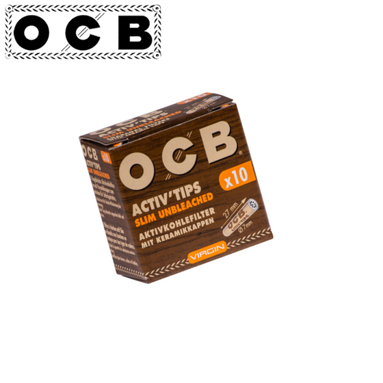 Aktivkohlefilter, OCB®, Activ Tips, Natural, 10er