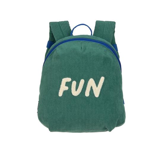 Lässig Kindergartenrusack Tiny Cord Little Gang Fun Grün 