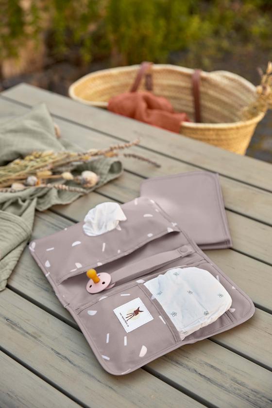 Lässig Windeltasche Blocks Taupe