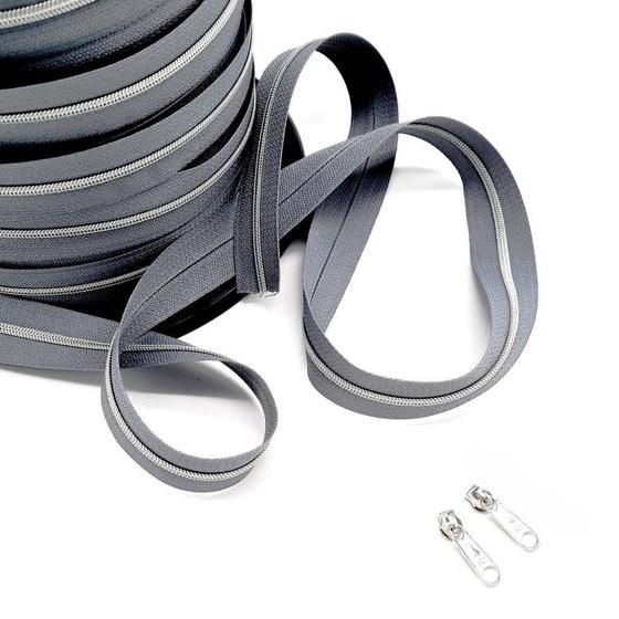 Endlosreißverschluss Taschen nähen