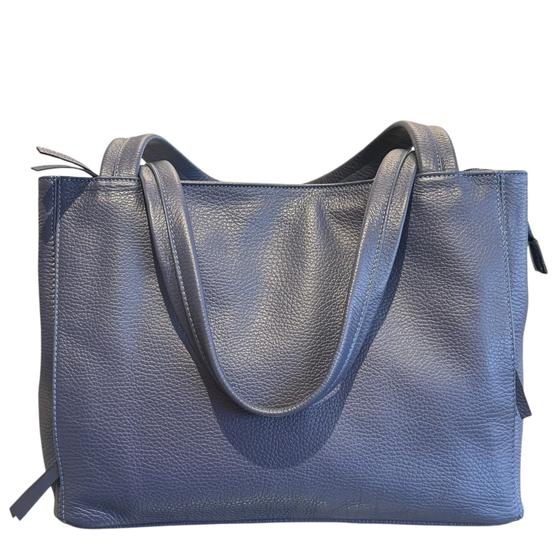 Maxima Arbeitstasche Schultertasche blu chiaro, dunkelblau