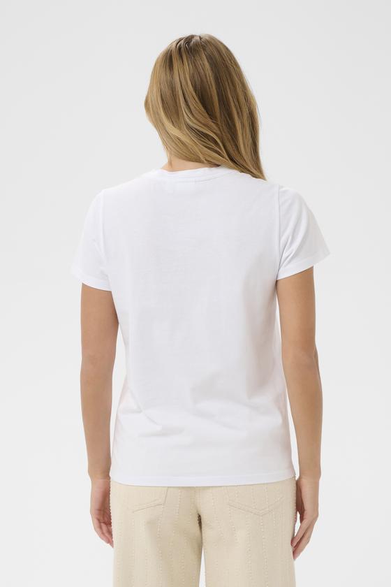 SAINT TROPEZ T-Shirt mit Palme Stickerei ReeceSZ 30515233 - weiß-grün