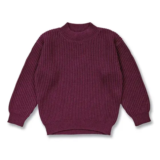 Sense Organics Strickpullover Marley Bordeauxrot Melange