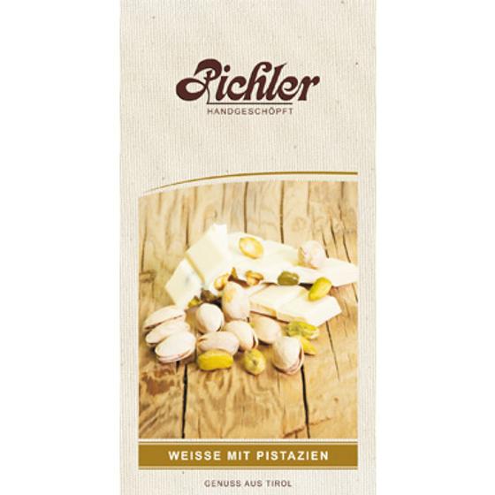 Weiße Schokolade mit Pistazien