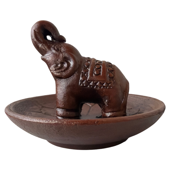 Räucherhalter Elefant auf Lotusblume von Berk