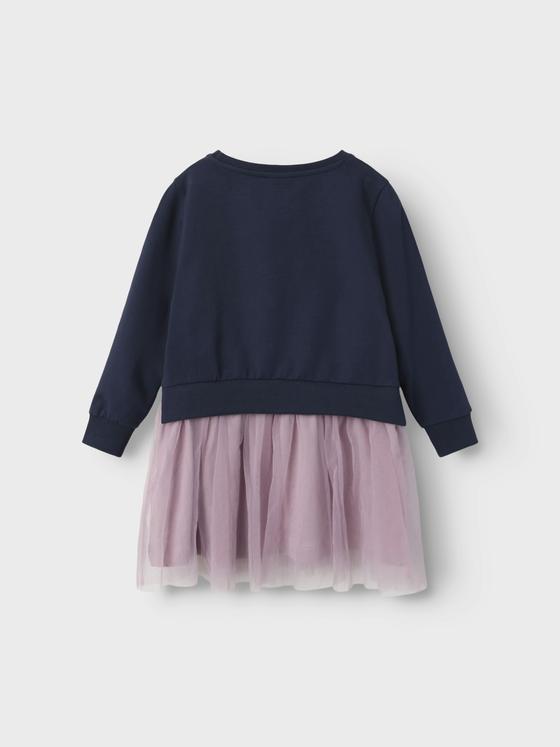 Name It Tüll Kleid Langarm Cherry Elderberry