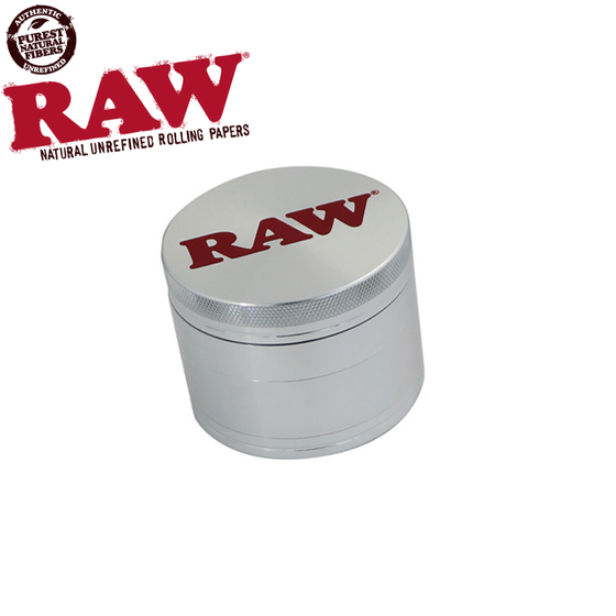Grinder, RAW®, Aluminium, 4-teilig
