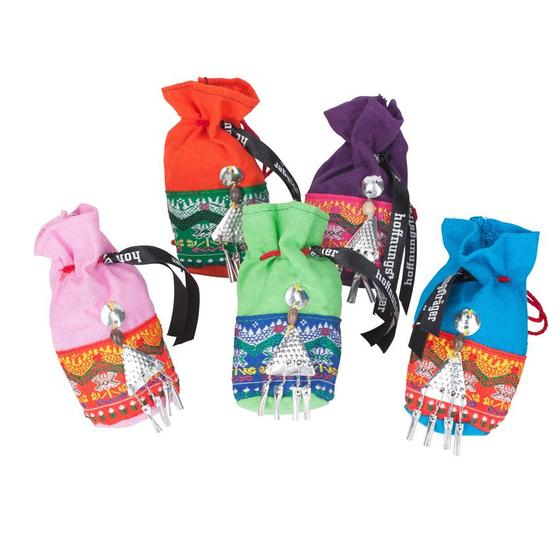 Love Chain OmManiPadmHum, Gold mit Citrinen