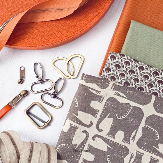 Nähset Tasche Jolly Elephants 