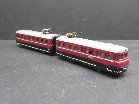unb-500-306 Elektrotriebwagen ET 55 07 DB rot Selbsbau Spur N