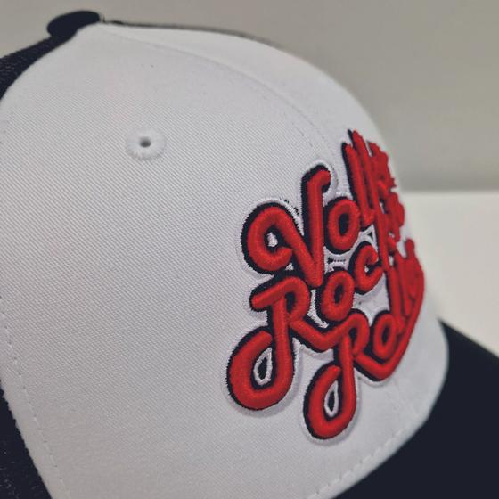 Cap Volks-Rock'n'Roller schwarz/weiß