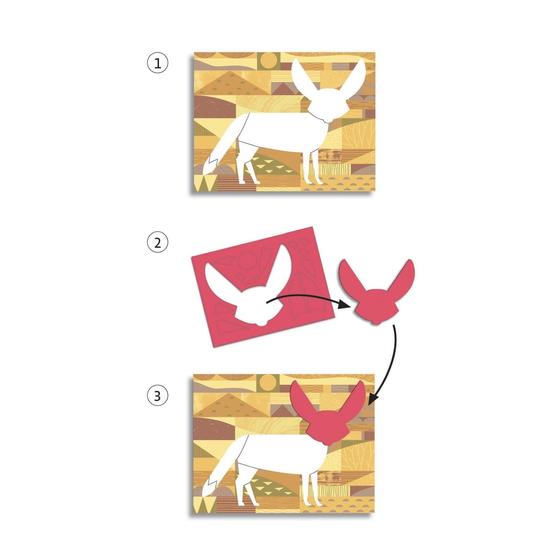 Djeco Relief-Collage In der Natur