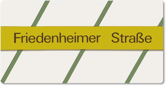 U-Bahn-Magnet München, U-banhhof Friedenheimer Strasse, Bayerns Landeshauptstadt München, Kühlschrankmagnet , tom baecker, a-point-of-view, Haltestelle, Münchner U-Bahn, Geschenkidee, Geschenk für Münchnerin, kreative Geschenkidee