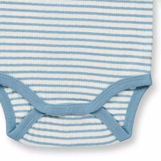 Sense Organics Body Langarm Yvon Light Denim Stripes