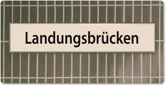U-Bahn Hamburg Kühlschrankmagnete U-Bahnhof Landungsbrücken, Hochbahn Linie U3, Ringbahn, tom bäcker, Geschenkidee Hansestadt, Souvenir, St -Pauli, Baumwall, Hafen, Kulturdenkma