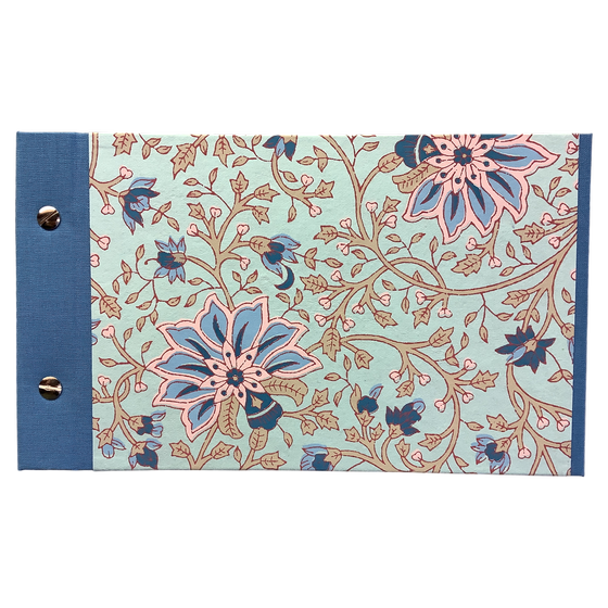 Fotoalbum - Floral, Baumwollpapier (Indien)