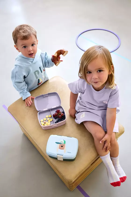 Lässig Kinder Brotdose - Bento Lunchbox Tiny Team Katze