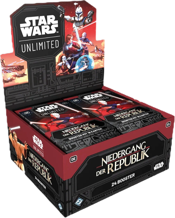 Star Wars Unlimited:Niedergang der Republik Display - Asmodee