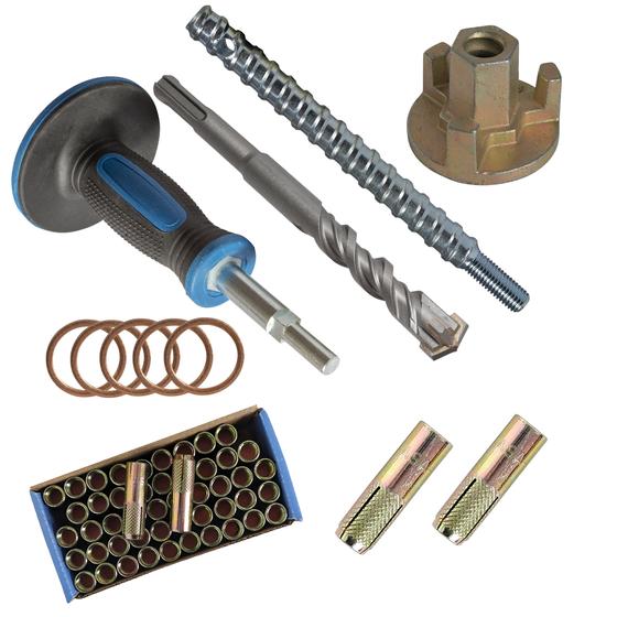 Beton Befestigungsset für Kernbohrständer<br>Bohrdurchmesser 15 mm<br>wählbar 50 - 100 Dübel