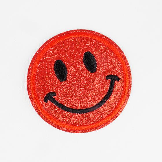 goldmarie Sticker SMILE rot mit Glitzer