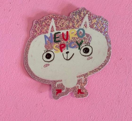 Sticker Neurospicy von Slinga Illustration