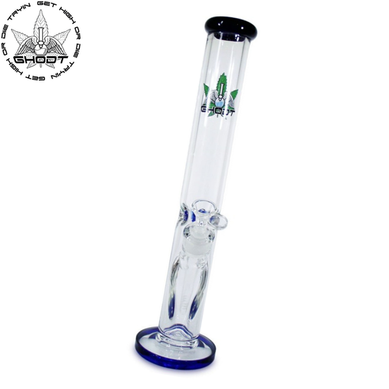 Glasbong, GHODT, mit Quartzbanger, Blau