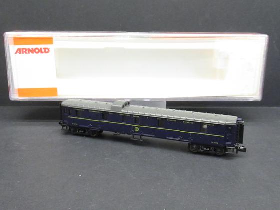 Arnold 3909 Gepäckwagen CIWL Typ F4 in blau spanische Beschriftung Spur N OVP