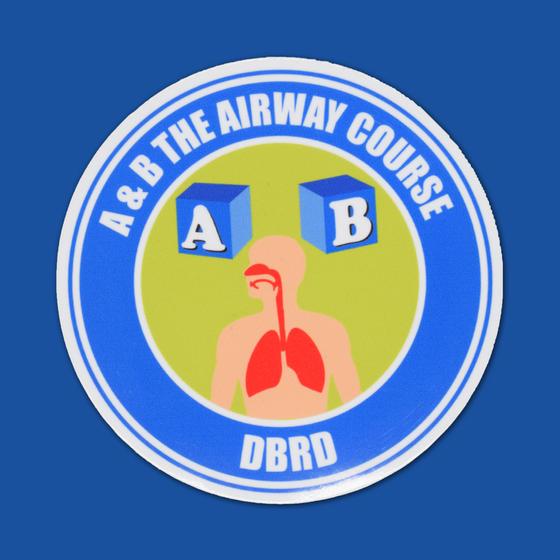 A & B-Aufkleber