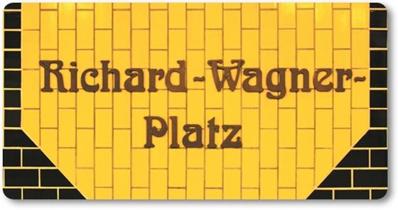 Ubahnhof Richard Wagner Platz U-Bahn Souvenir Magnet Kühlschrankmagnet Berlin Charlottenburg von tom bäcker - U7 - Deutsche Oper - Wilmersdorfer Straße - Sophie-Charlotte-Platz