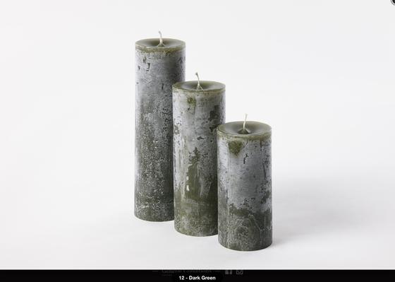 Kerze | SUPER CANDLE 10 - 15 / Dark Green