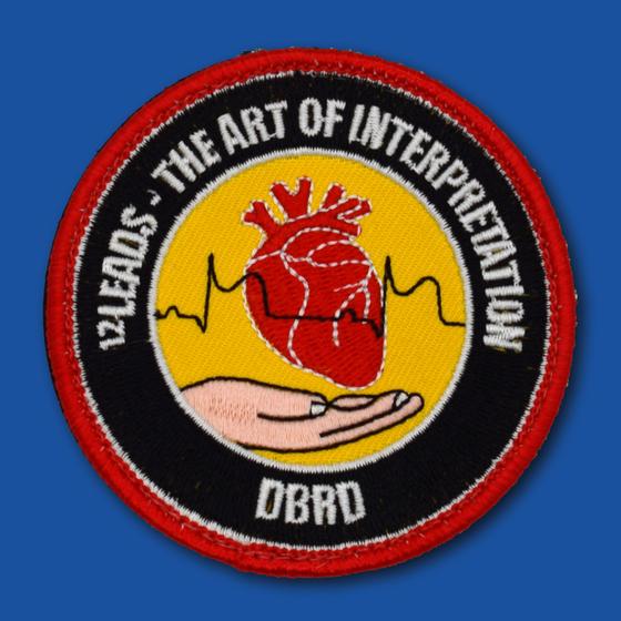 TECC-Patch mit Klettrücken und Kettelrand