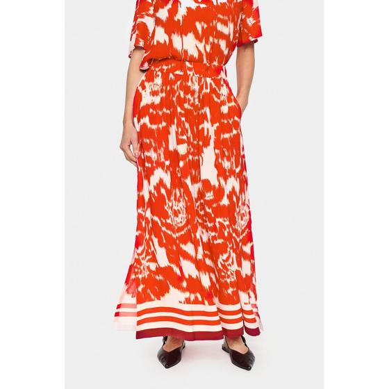 SAINT TROPEZ Blusen Rock KhloeSZ 30514028 - gemustert - orange-puder 